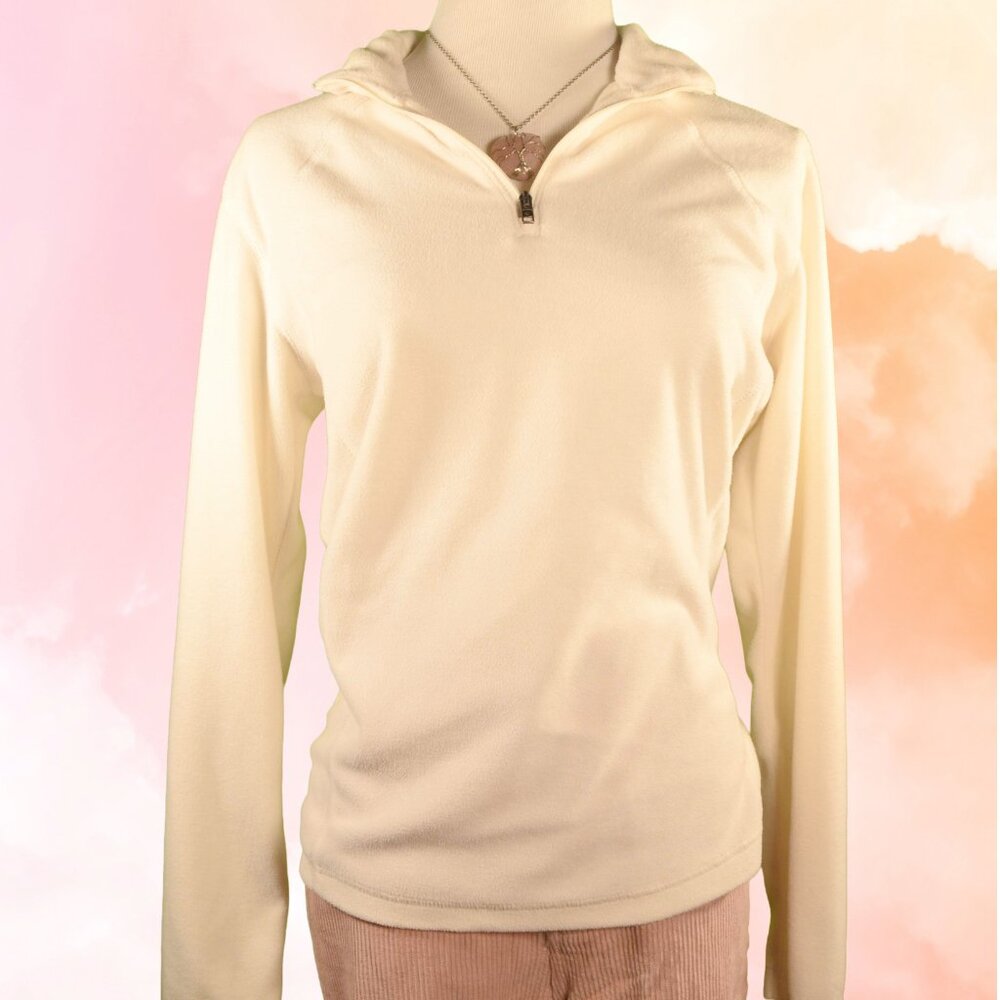 Columbia Women's Cream Quarter-Zip Top